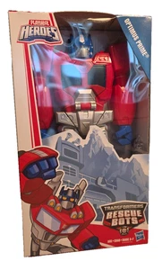 Epic Optimus Prime Transformers Rescue Bots Playskool Brand New - Picture 1 of 2