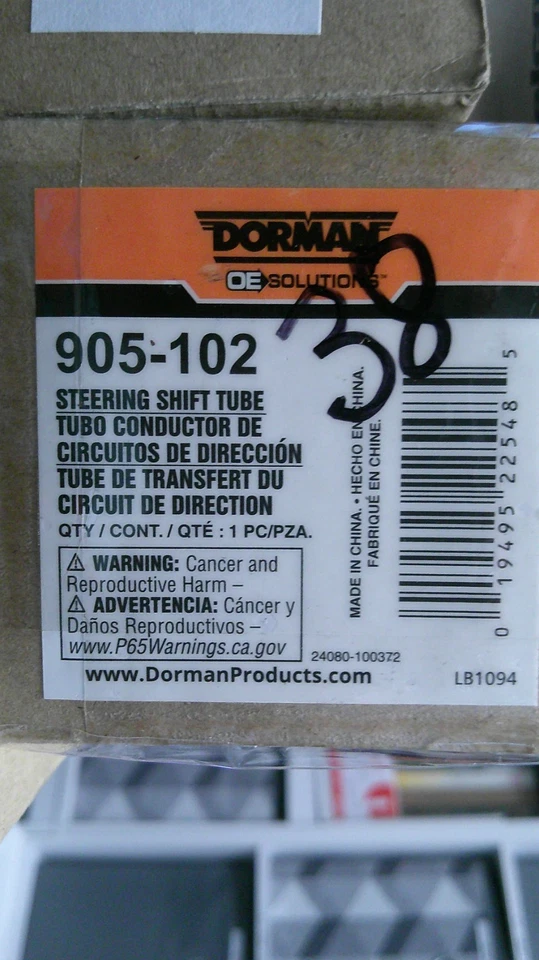 Tubo de cambio de columna de dirección automática 905-102 para Ford F150 F250 Ranger Lincoln Foto 1 de 1