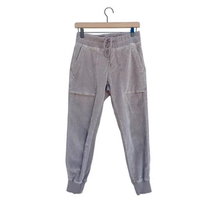 Pantalones Jogger James Perse Pana, Mujer Informal Cordón, Bolsillos, Marrón - Imagen 1 de 6
