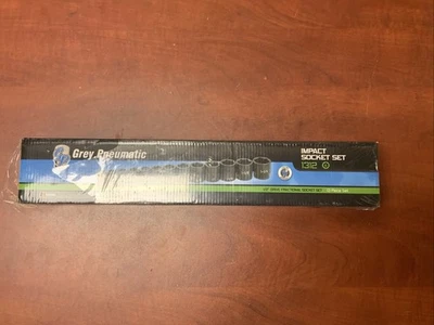 Grey Pneumatic 1312 13-Pc. 1/2" Drive Standard Length SAE Impact Socket Set New - Image 1 of 4