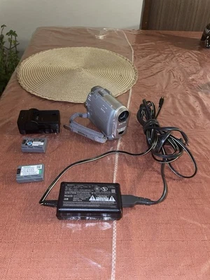 Sony Handycam DCR-HC20 Mini DV Camcorder *TESTED* FOR PARTS/REPAIR *POWERS ON* - Image 1 of 4