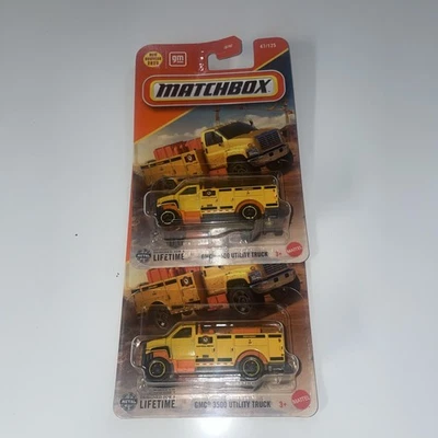Camión utilitario Matchbox GMC 3500 #47 nuevo 2025 lote de 2 Foto 1 de 4