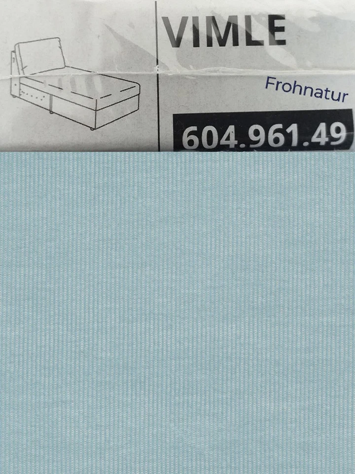 Ikea VIMLE Bezug für Recamiere Saxemara hellblau 604.961.49 NEU OVP - Bild 1 von 1