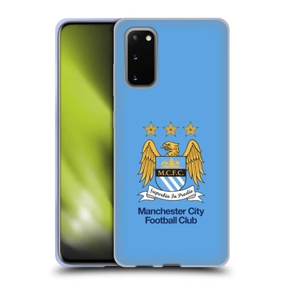 MANCHESTER CITY MAN CITY FC CREST GEL CASE FOR SAMSUNG PHONES 1 - Image 1 of 4