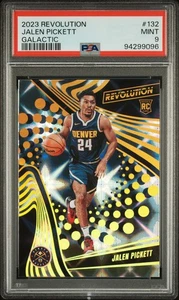 2023 Panini Revolution #132 Jalen Pickett Galactic PSA 9 RC - Foto 1 di 2