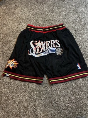 Just Don REPLICA 99 00 Philadelphia 76ers 7 Inch Shorts Size S Iverson - Image 1 of 4