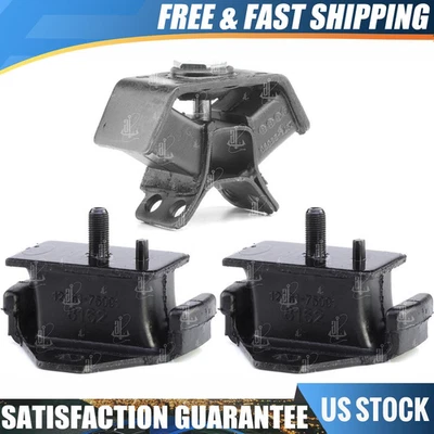 Kit de montaje de transmisión AT motor de anclaje de 3 piezas para 98-99 TOYOTA TACOMA 3,4 L TRACCIÓN TRASERA 4 velocidades 5 velocidades Foto 1 de 4