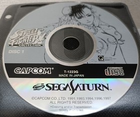 Street Fighter Collection Sega Saturn software only