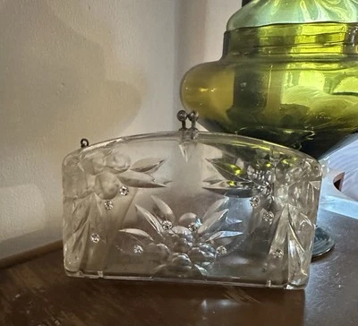 Vintage lucite purse 1950  - Image 1 of 4
