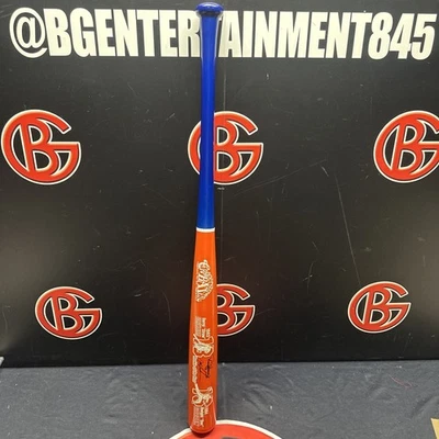 Doc Gooden Darryl Strawberry ROY Signed New York Mets Autographed Bat JSA COA - Image 1 of 4