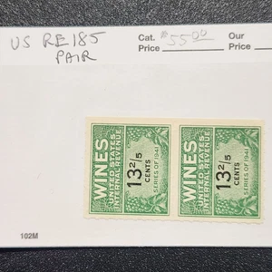 United States #RE185 Pair MNGAI - CV $55 - Lot #10870 - Picture 1 of 1