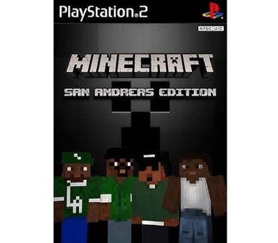 GTA Minecraft San Andreas Edition | PS2 | Physical DVD | READ THE DESCRIPTION - Image 1 of 4
