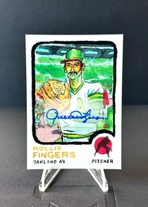 Rollie Fingers 2025 Topps Shoebox Treasures Autographs #52A Paint Splatter /15 - Bild 1 von 2