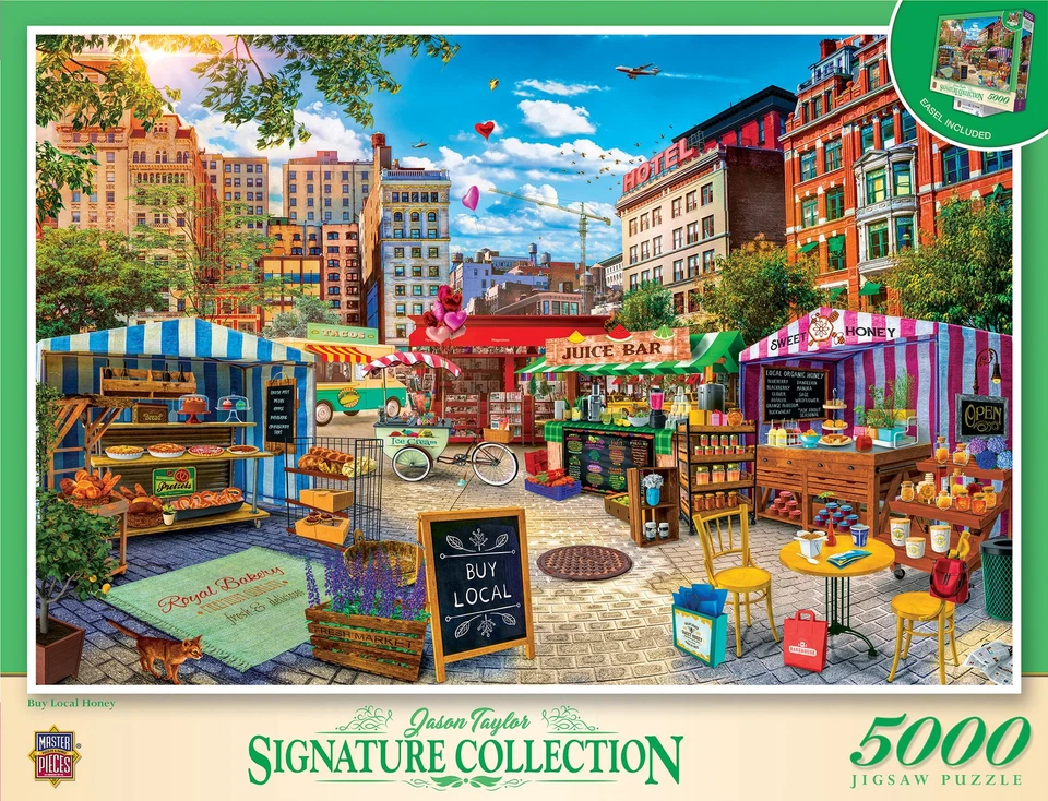 MasterPieces - Signature Collection - Buy Local Honey 5000 Piece Puzzle - Flawed