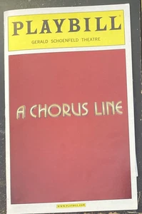 A Chorus Line Playbill  Broadway Revival January 2007 TONY YAZBECK - Picture 1 of 8