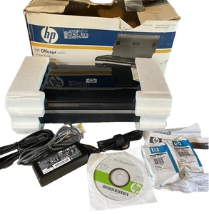 HP H470 Officejet Portable Mobile Inkjet Printer Everything Included - Picture 1 of 11