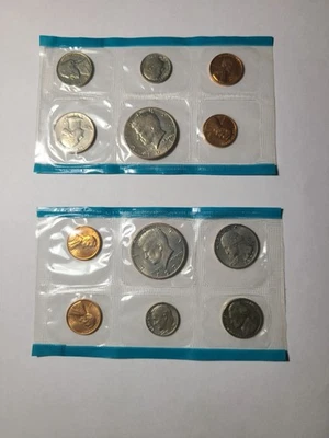 U.S. MINT PROOF SET! 1971, Two Sets Of UNCIRCULATED COINS - Image 1 of 3