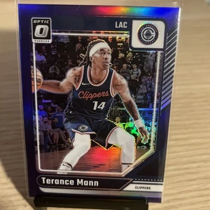 Donruss Optic Purple Prizm Terance Mann Los Angeles Clippers #156 2024-25 - Imagen 1 de 3