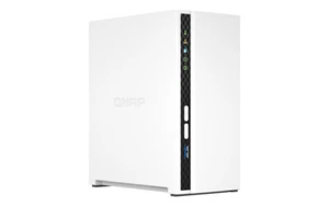 QNAP TS-233 NAS/serveur de stockage mini tour Ethernet LAN blanc Cortex-A55 - Photo 1/5