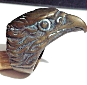 ANILLO ÁGUILA DE BRONCE VIKINGA EXTREMADAMENTE ANTIGUO ARTEFACTO AUTÉNTICO MUY RARO - Imagen 1 de 7