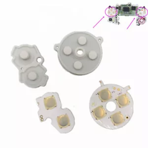 A B D-Pad Button DIY Mod Kit Conductive Film Rubber Pad for Gameboy Advance GBA - Picture 1 of 3
