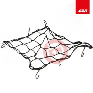 GIVI T10N RETE RAGNO NERA ELASTICA CON GANCI PER BORSE BAULETTI UNIVERSALE MOTO - Imagen 1 de 4