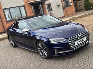 2017 17 AUDI S5 3.0 TFSI QUATTRO TIP AUTO 350 NAVARRA BLUE BEST SPEC AVAILABLE - Picture 1 of 24