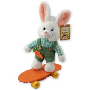 PETER Cotton Tail RABBIT Easter Skateboard Bunny Stuffed Animal NIKA PLUSH TOY
