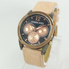 Dyrberg/Kern Brown Leather Rose Gold Quartz Classic Women's Wrist Watch