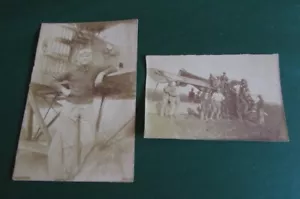 2 WW1 RFC Snapshots Downed Plane - Picture 1 of 4