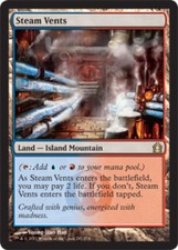 1x Steam Vents NM, English MTG Return to Ravnica