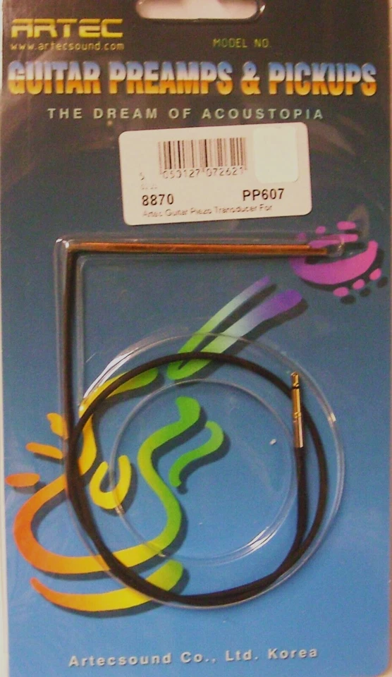 Artec Under Saddle Piezo Pickup PP607 for Acoustic 6 & 12 String Guitars