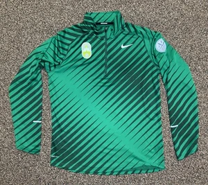 Nike Men’s Tinman Elite Green Quarter Zip Medium - Picture 1 of 5