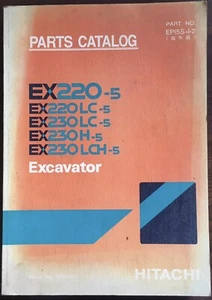 Hitachi Excavator Parts Catalog EX220-5 220LC-5 230LC-5 230H-5 230LCH-5 - Picture 1 of 1