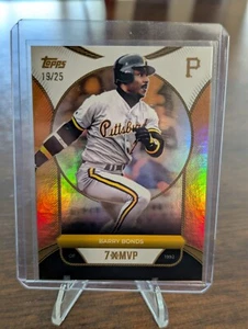 2025 Topps Welcome to the Club "3X MVP" Barry Bonds Orange Foil /25 #5 (1992) - Picture 1 of 2