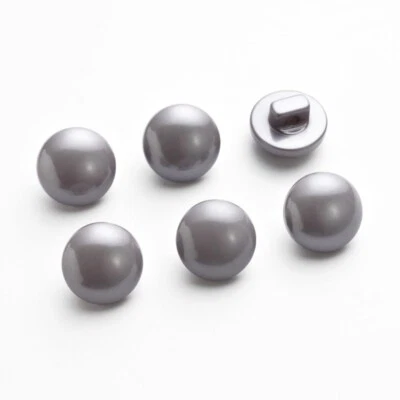 10X DIY Resin Mushroon Shape Half Ball Buttons with Shank Knit Cardigan Sewing - Image 1 of 4
