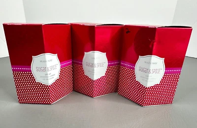 Mary Kay Sugar & Spice Loção Corporal e Bálsamo Labial Conjunto de Presente Lote De 3 Novo - Imagem 1 de 4