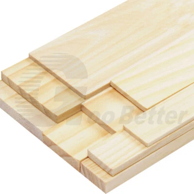 2 Stk Kiefer Holz Platte Holzbretter Zuschnitt Stärke 3mm-8mm Modell Basteln DIY - Bild 1 von 4