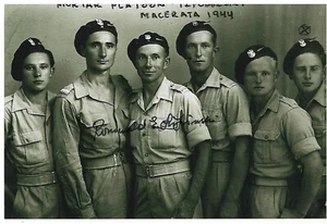 ROMUALD LIPINSKI 12 PODOLSKI LANCERS,2ND POLISH CORPS MONTE CASSINO SIGNED PHOTO - Picture 1 of 1