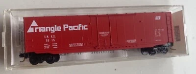 Micro-Trains 38130 Triangle Pacific 50 ft Plug Door Boxcar TPFX 5515 N Scale - Image 1 of 4