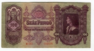 HUNGARY 100 PENGO 1930 - Imagen 1 de 2