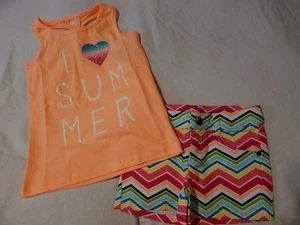 NWT 4 4T 5-6 CRAZY 8 by Gymboree TOP (5-6 & SHORTS (4) - Picture 1 of 2