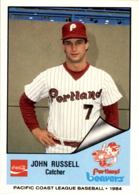1984 Portland Beavers Cramer #208 John Russell Norman Oklahoma OK Baseball Card - Image 1 of 2