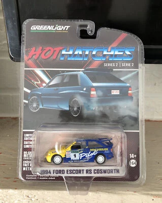 GREENLIGHT  1:64 1994 Ford Escort RS Cosworth - Michelin Pilot #1 63020-E~NOS 🔥 - Image 1 of 4