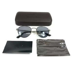 Persol Sunglasses 2445-S 1085/R5 Gunmetal Gray Round with Gray Lenses 52-25-145 - Picture 1 of 11
