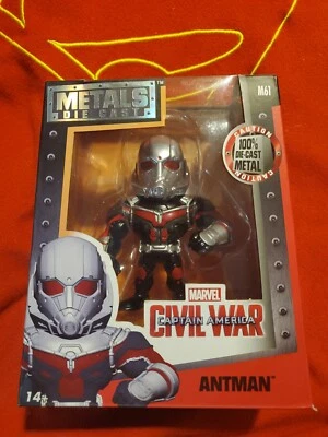 Jada 4" Metals Diecast Captain America Civil War AF 97711 ANTMAN M61  - Image 1 of 4