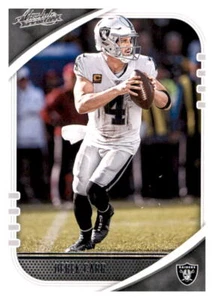2020 Absolute Derek Carr NFL Base Card PWE Set Break Raiders #36 - Picture 1 of 2