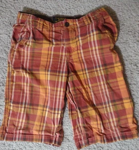 Old Navy Surplus Plaid Fall Color Shorts Size 16 Boys - Picture 1 of 10