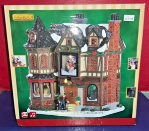 Lemax Scrooge's Manor 3 Ghosts Christmas Sound LED Bah Humbug Caddington 75191 - Picture 1 of 16