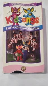 Kidsongs ~ Let’s Put On A Show ~ VHS Billy/Ruby Biggle ~ Educational Video RARE - Picture 1 of 6